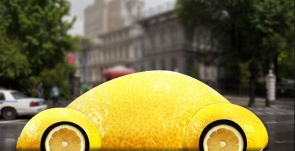 A lemon car